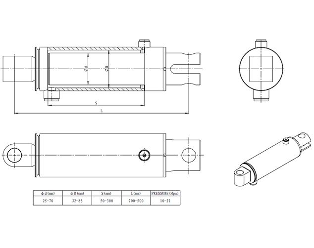 Track Tension Cylinder