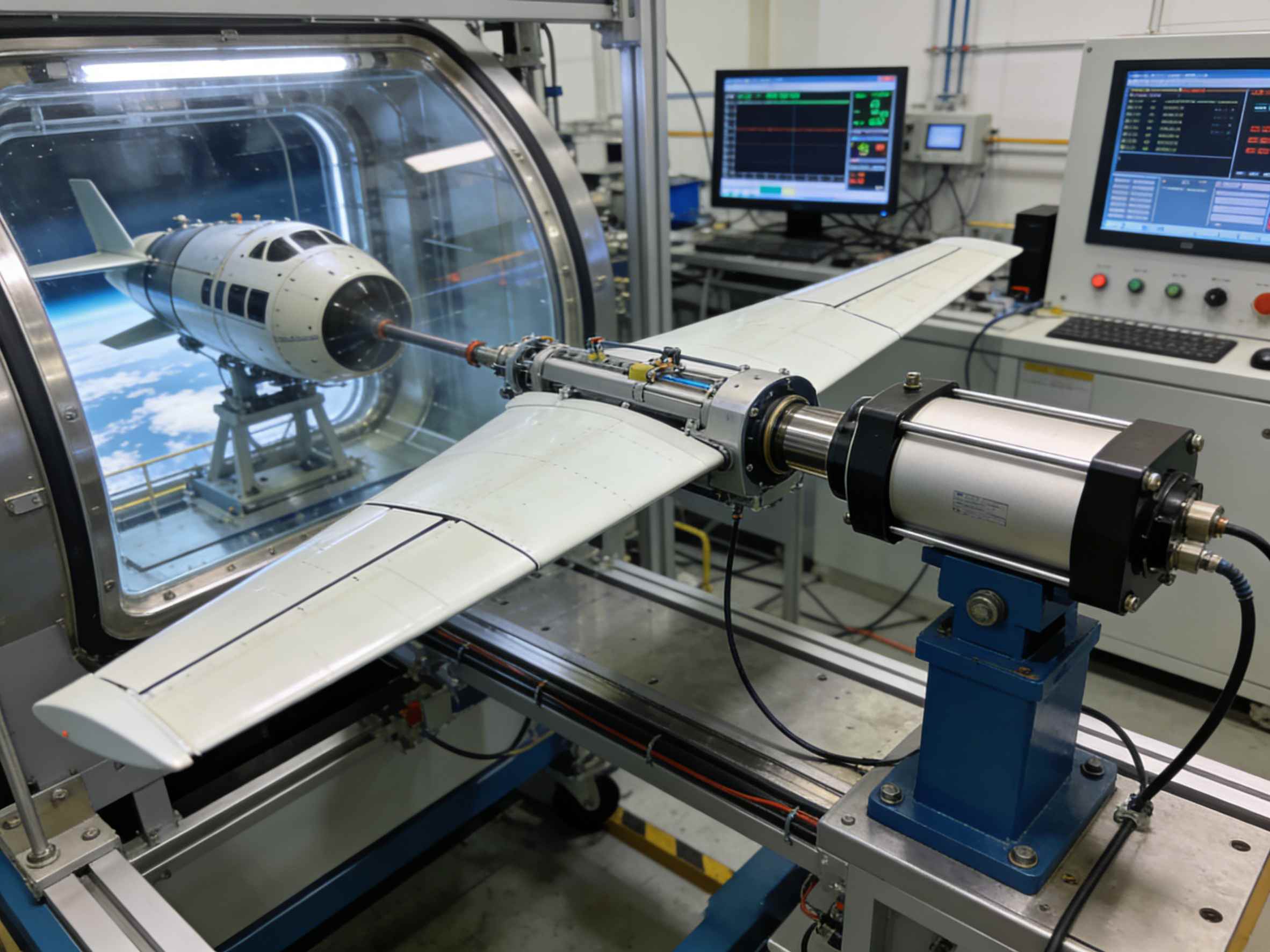 Aerospace Flight Control Test Setup