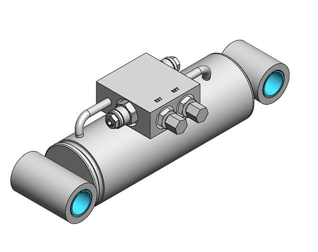 The jib lift cylinde