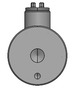 3D LEFT VIEW Separator Clutch Cylinder